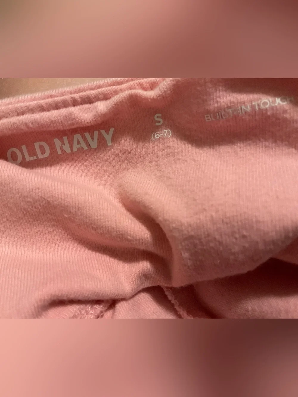 Old Navy Pink Pleated Girl’s Athletic Skort with Pastel Side Stripes